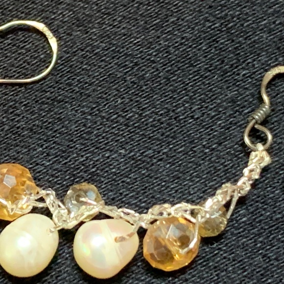 Freshwater Pearl Necklace & Earrings Set - Picture 3 of 6